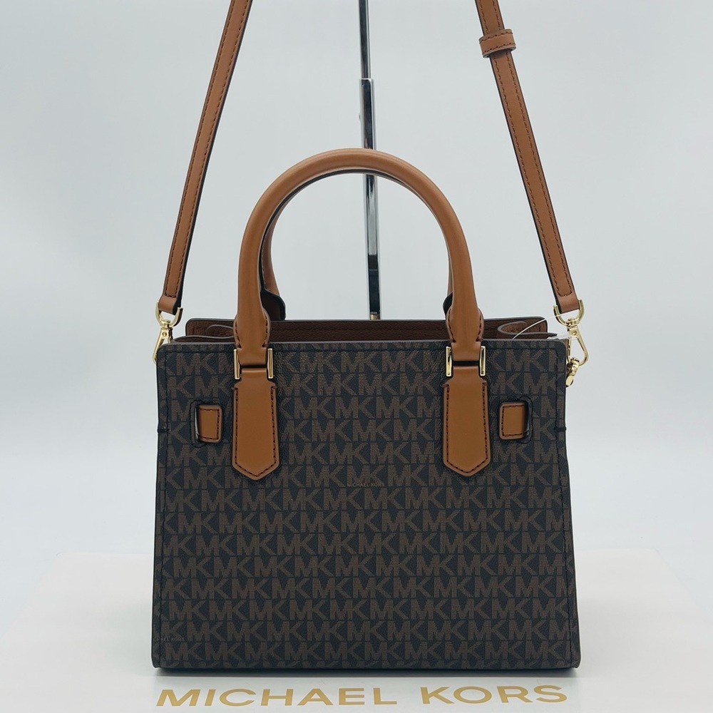 Michael Kors Hamilton Small Satchel Crossbody Bag - Picture 8 of 12